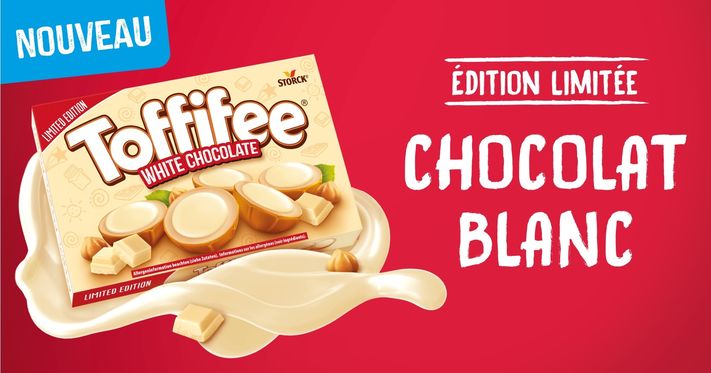Nouvelle édition limitée Toffifee chocolat blanc